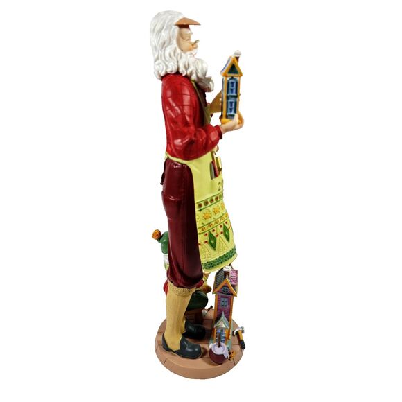Lenox Santa's FInishing Touches 2013 Pencil 12.75" Figurine Limited Ed Rare VTG - Picture 2 of 6
